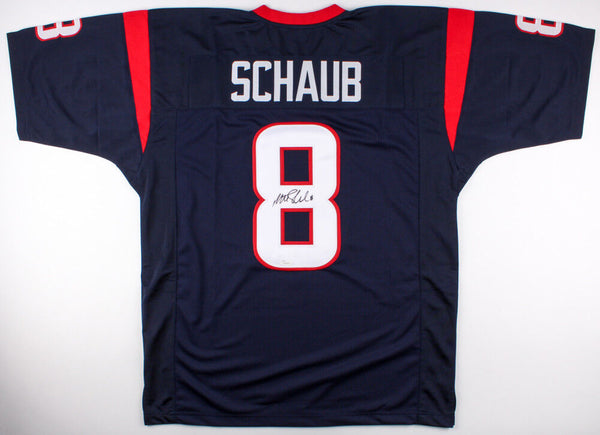 Matt Schaub Signed Houston Texans Jersey (JSA COA) Pro Bowl MVP (2009) –