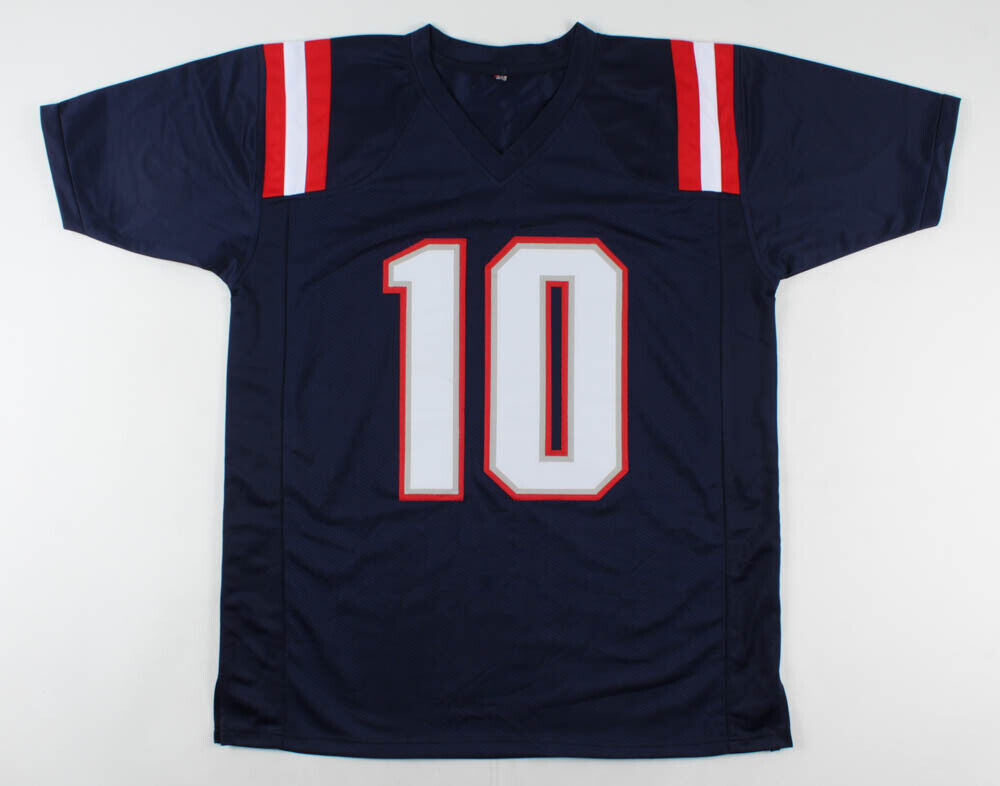 Damiere Byrd Signed New England Patriots Jersey (JSA COA) Starting Wide Receiver