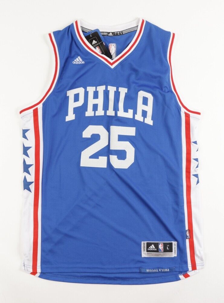 Ben Simmons Signed Philadelphia 76ers Jersey (PSA COA) 2018 NBA Rookie o/t Year