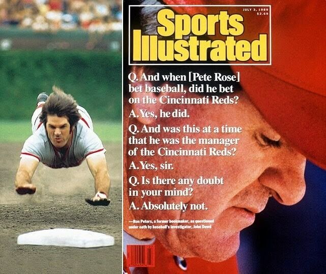 Pete Rose Signed "Banned from Baseball" Document (Beckett) Lifetime Ban from MLB