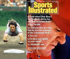 Pete Rose Signed "Banned from Baseball" Document (Beckett) Lifetime Ban from MLB