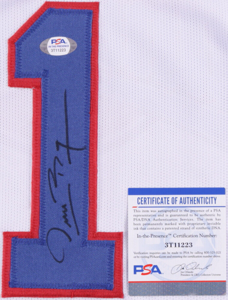 Muggsy Bogues Signed "Space Jam" Tune Squad Jersey (PSA COA) Warner Bros Movie