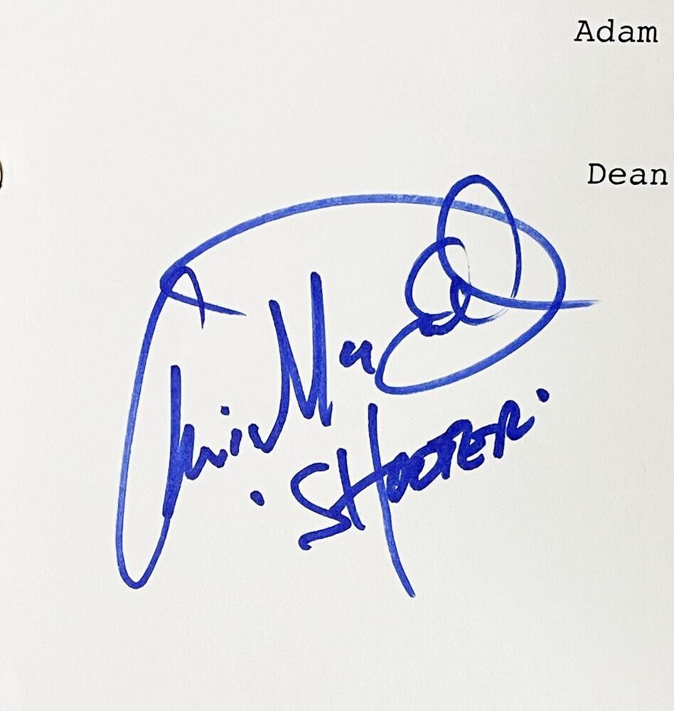 Christopher McDonald Signed "Happy Gilmore" Movie Script Inscribed Shooter (JSA)
