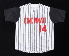 Pete Rose Signed Cincinnati Reds jersey (JSA) MLB's All Time Hit King w/4256