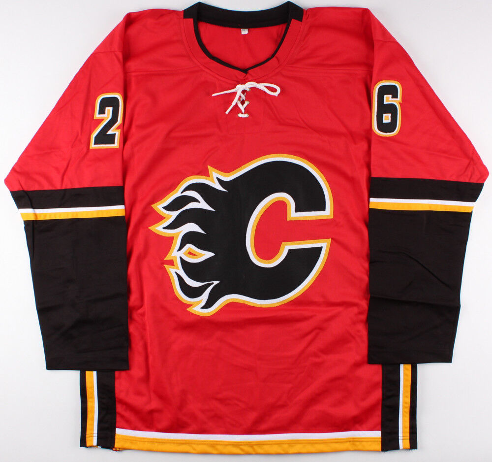 Michael Stone Signed Calgary Flames Jersey (Beckett COA) Career 2010–present