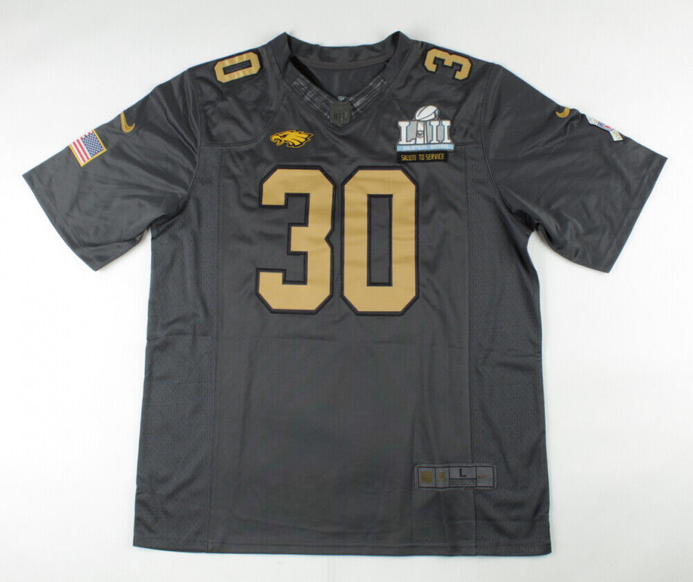 Corey Clement Signed Philadelphia Eagles Super Bowl LII Jersey (JSA COA)