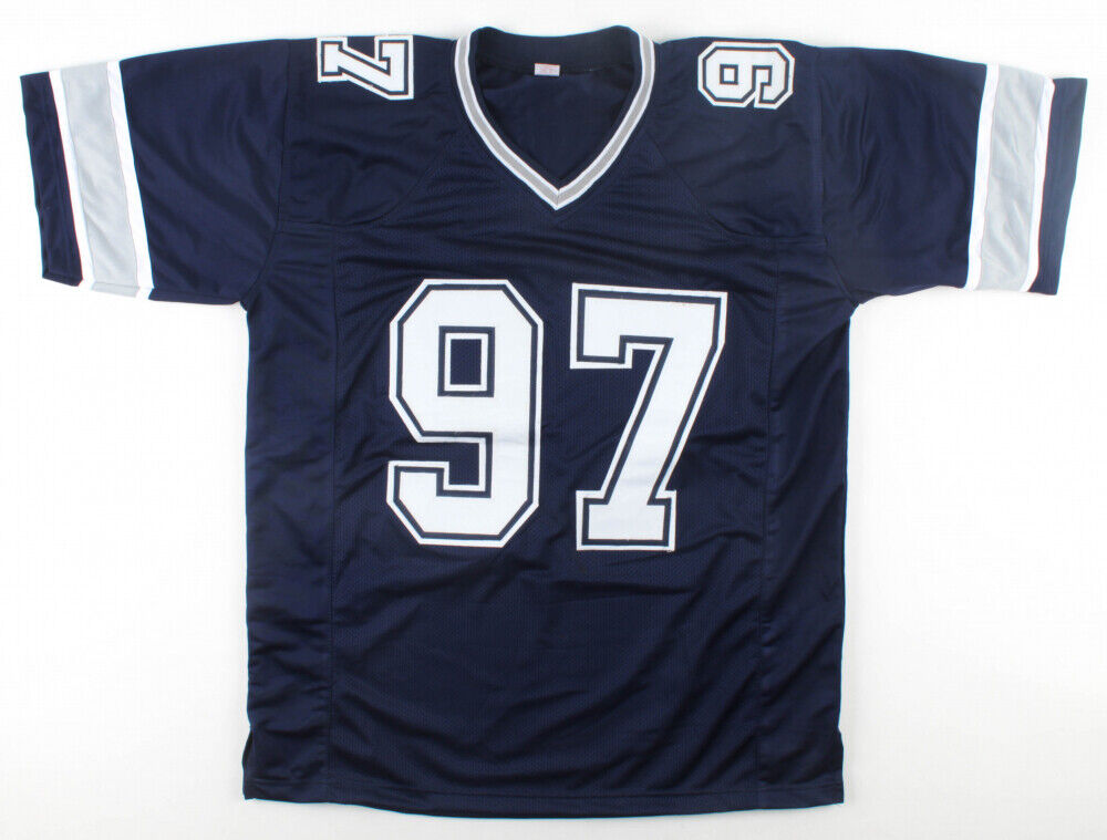 Everson Griffen Signed Cowboys Jersey (Beckett COA)Dallas All Pro Defensive End