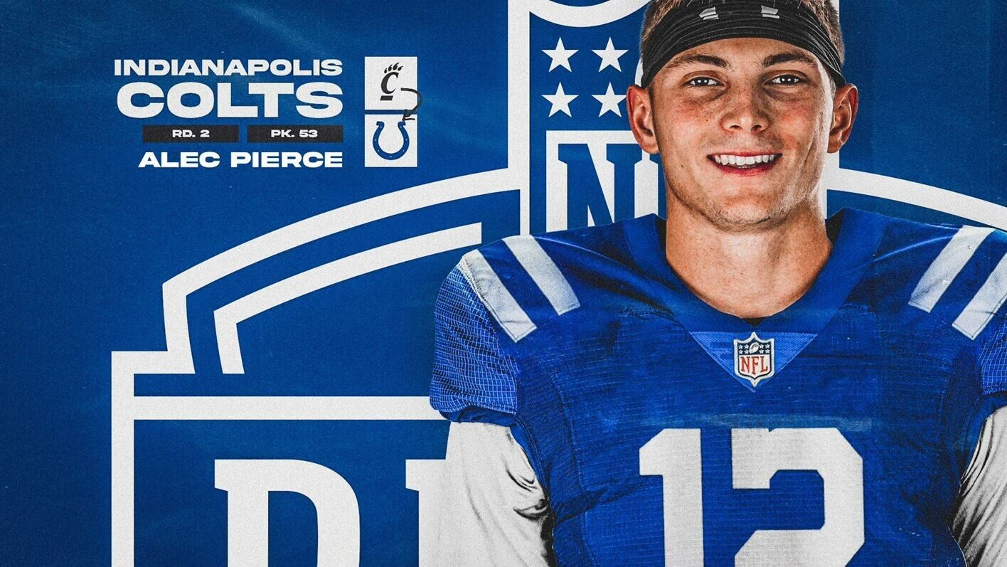 Alec Pierce Signed Indianapolis Colt Jersey (Beckett) 2022 2nd Round Draft Pk WR