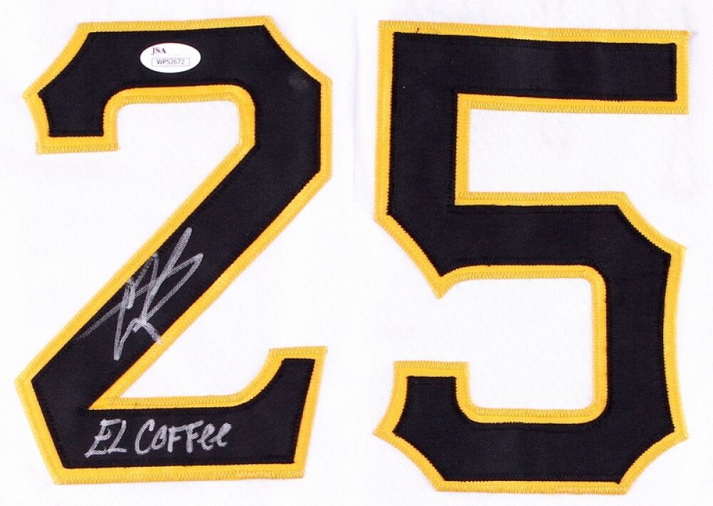 Gregory Polanco Signed Pittsburgh Pirates Jersey Inscribed "El Coffee" (JSA COA)