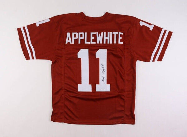 Major Applewhite Signed Texas College Orange Football Jersey (JSA)