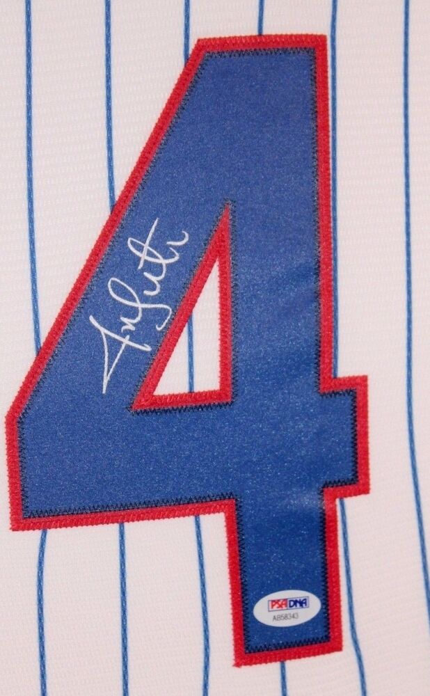 Jon Lester Signed Cubs 35x43 Custom Framed Jersey PSA COA/2016 World Series Hero