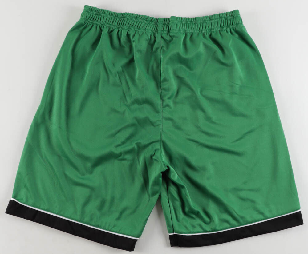 Larry Bird Signed Boston Celtics Basketball Shorts (Beckett) 12xAll Star Forward