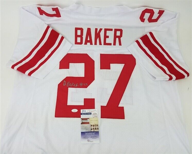 Deandre Baker Signed New York Giants Jersey (JSA COA) 2019 1st Round Pick / D.B.