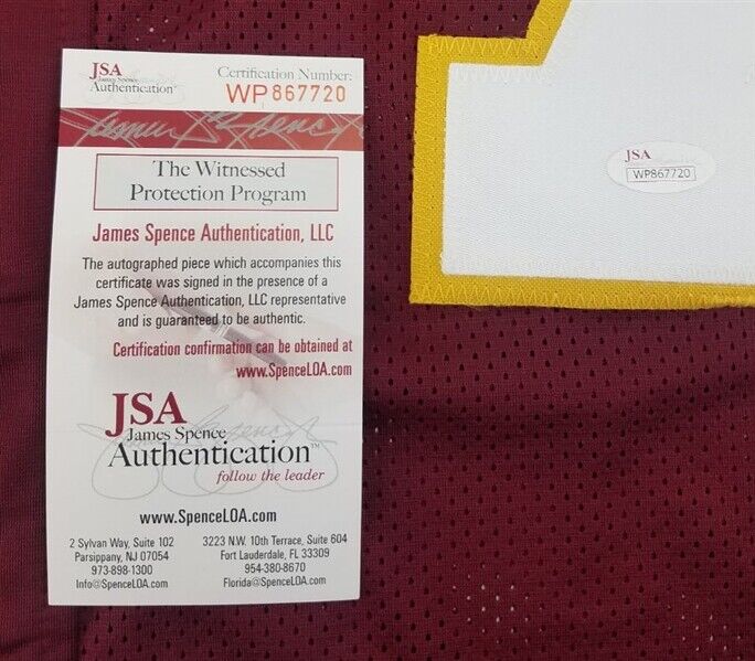 Charles Mann Signed Washington Redskins Jersey (JSA COA) 3×Super Bowl Champ D.E