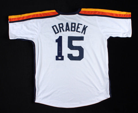 Doug Drabek Signed Houston Astros Jersey (PSA Holo) N.L.All-Star (1994) Pitcher