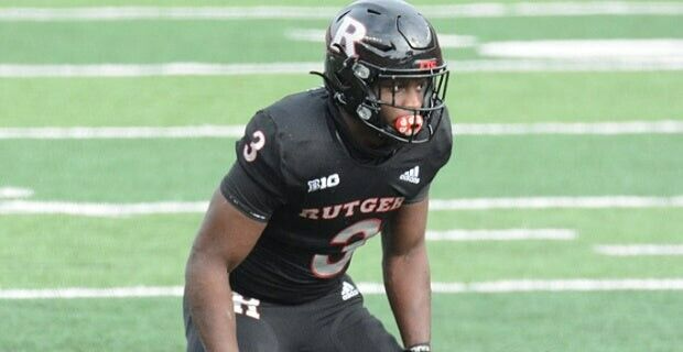 Olakunle Fatukasi Signed Rutgers Scarlet Knights Jersey (JSA COA) Linebacker