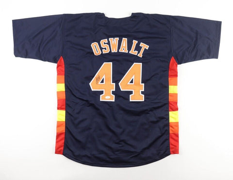 Roy Oswalt Signed Houston Astros Jersey 2005 NLCS MVP-2005 World Series/ JSA COA