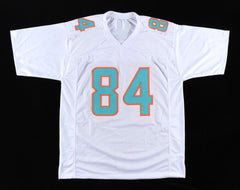 Hunter Long Signed Miami Dolphins Jersey (Beckett Holo) 2021 3rd Round Pick T.E.