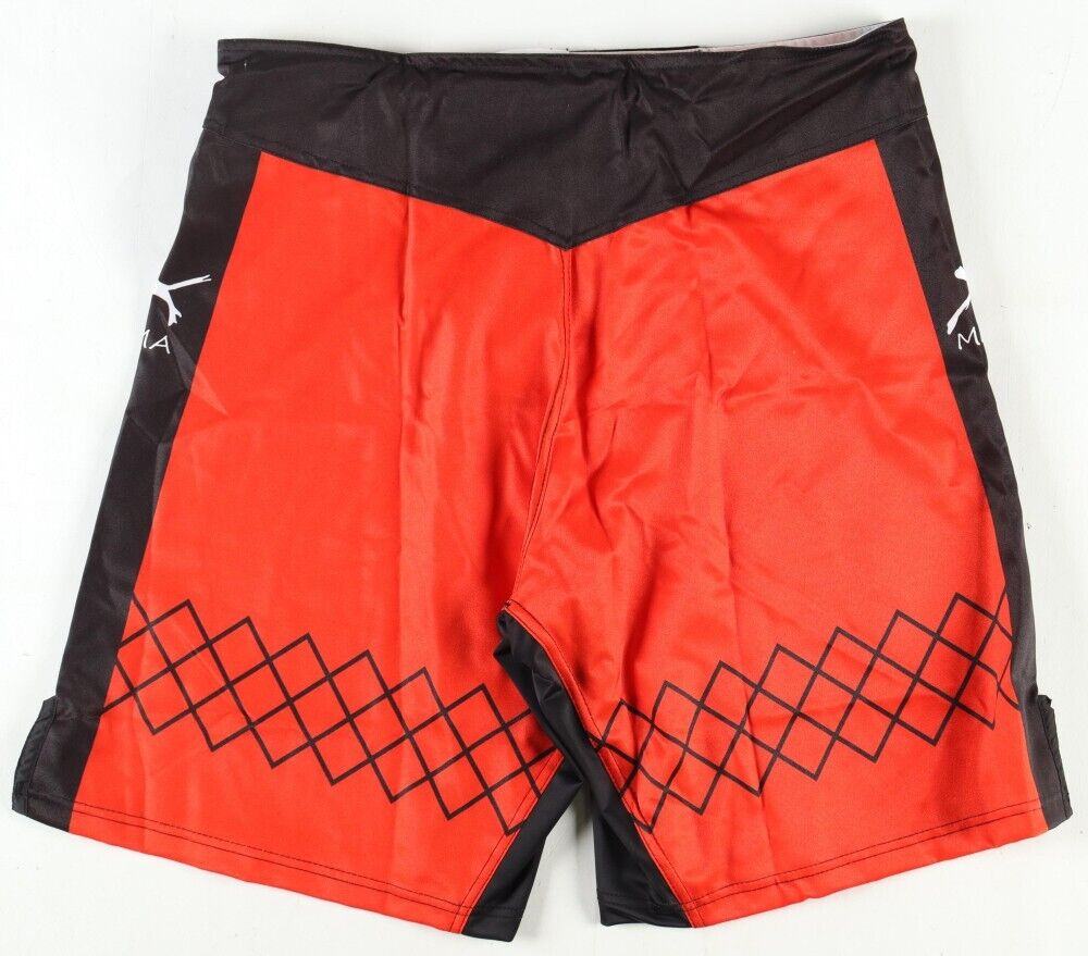 Randy Couture Signed MMA Trunks (Beckett) 3xUFC Heavyweight Champion