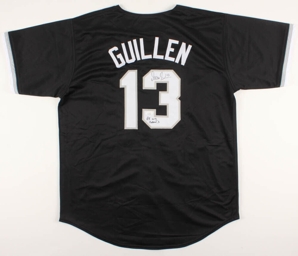 Ozzie Guillen Signed Chicago White Sox Jersey Inscribed  05 WS CHAMP'S (JSA COA)