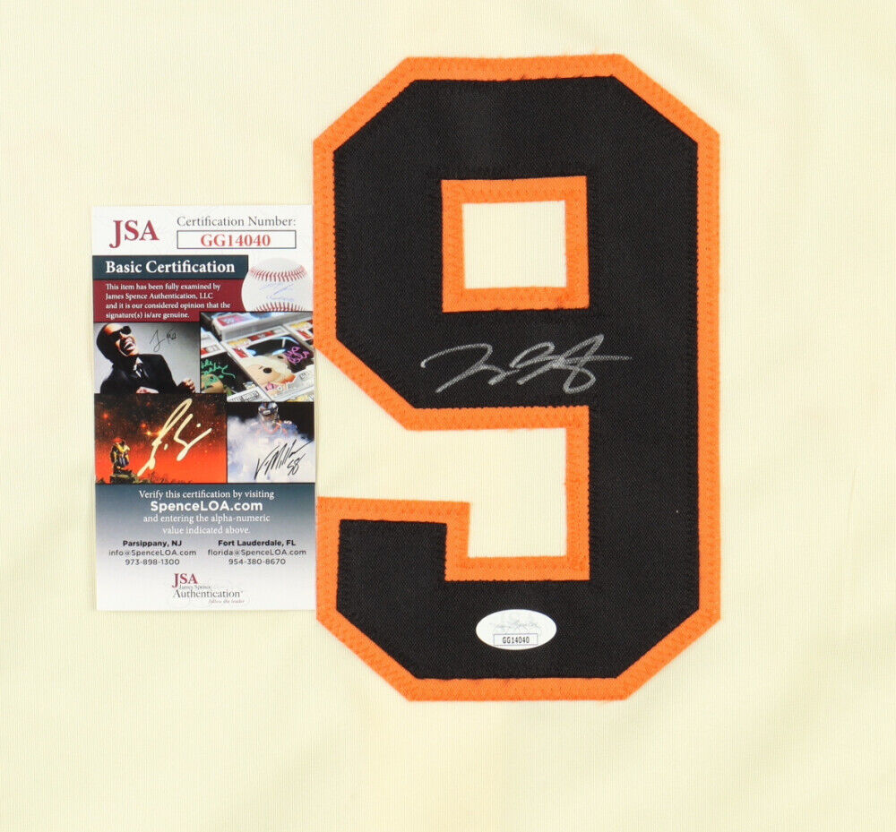 Joey Bart Signed Giants Cream Jersey (JSA COA) San Francisco Rookie Catcher