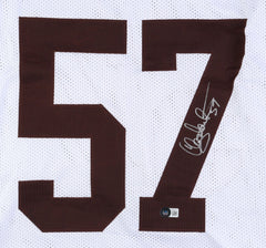 Clay Matthews Jr. Signed Cleveland Browns Jersey (Beckett) 4xPro Bowl Linebacker