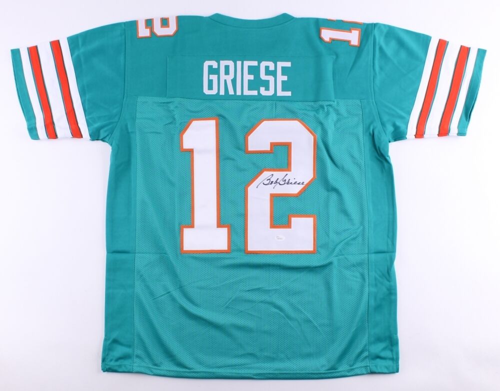 Bob Griese Signed Miami Dolphins Jersey (JSA) 2×Super Bowl Champion Quarterback