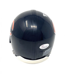 Brian Urlacher Signed Chicago Bears Ridell Mini-Helmet (JSA Holo) HOF Linebacker