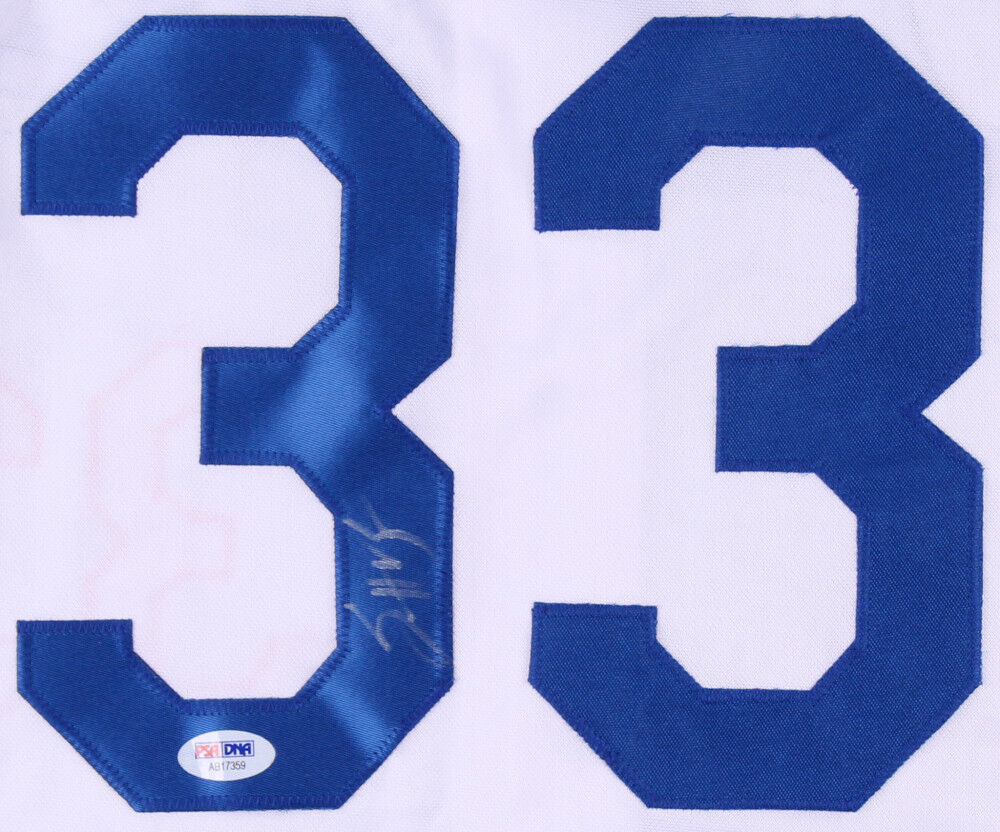 Scott Van Slyke Signed Los Angeles Dodgers Jersey (PSA COA)Son of Andy Van Slyke