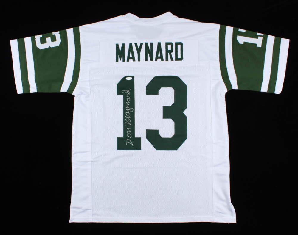 Don Maynard Signed New York Jets Jersey (JSA COA) 1969 Super Bowl Champion Jets