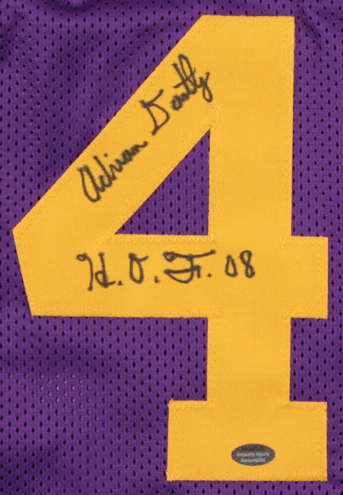 Adrian Dantley Signed Utah Jazz Jersey Inscribed "HOF 2008" (Schwartz COA)