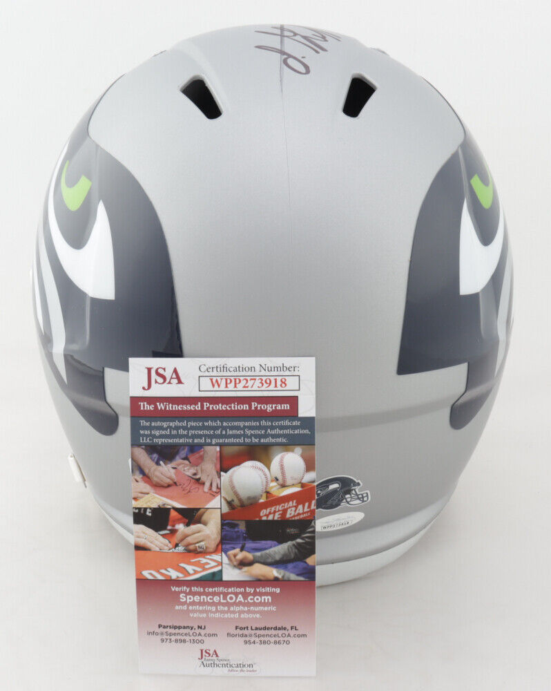 Shaquem & Shaquill Griffin Signed Seattle Seahawks Full-Size Helmet (JSA COA)