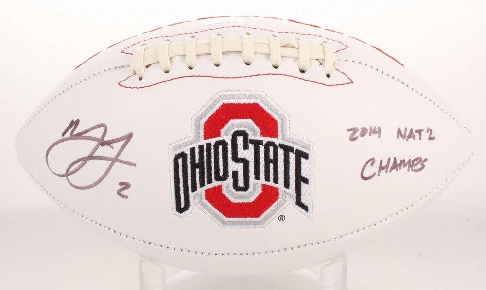 Marshon Lattimore Signed Ohio State Buckeyes Logo Football (Radtke Sports COA)