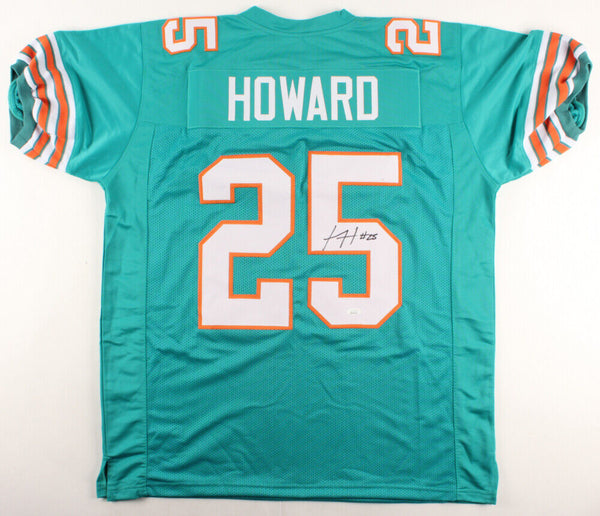 XAVIEN HOWARD SIGNED DOLPHINS CUSTOM PINK JERSEY - JSA COA