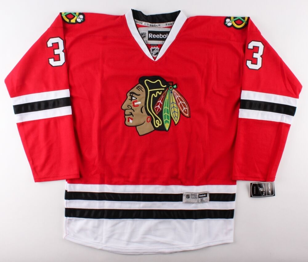 Scott Darling Signed Blackhawks Jersey (Beckett)Chicago Stanley Cup Winner 2015