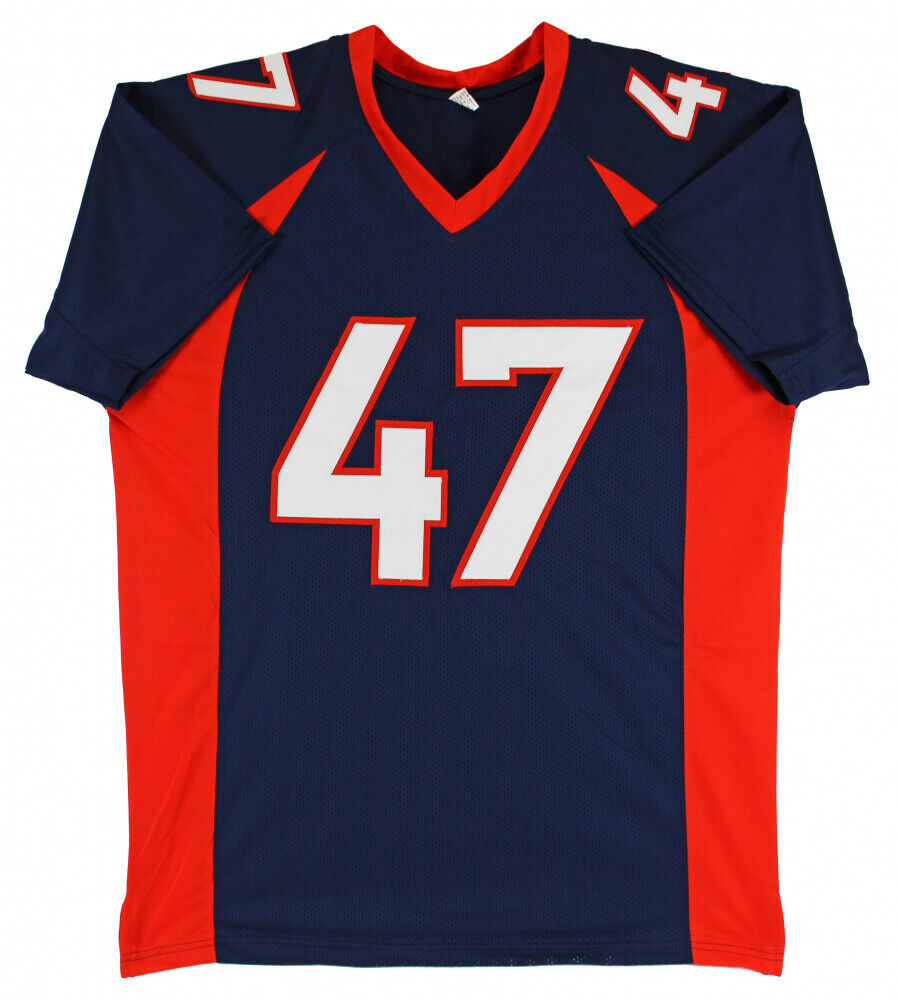 John Lynch Signed Denver Broncos Jersey (Beckett COA) 9xPro Bowl D.B. H.O.F.