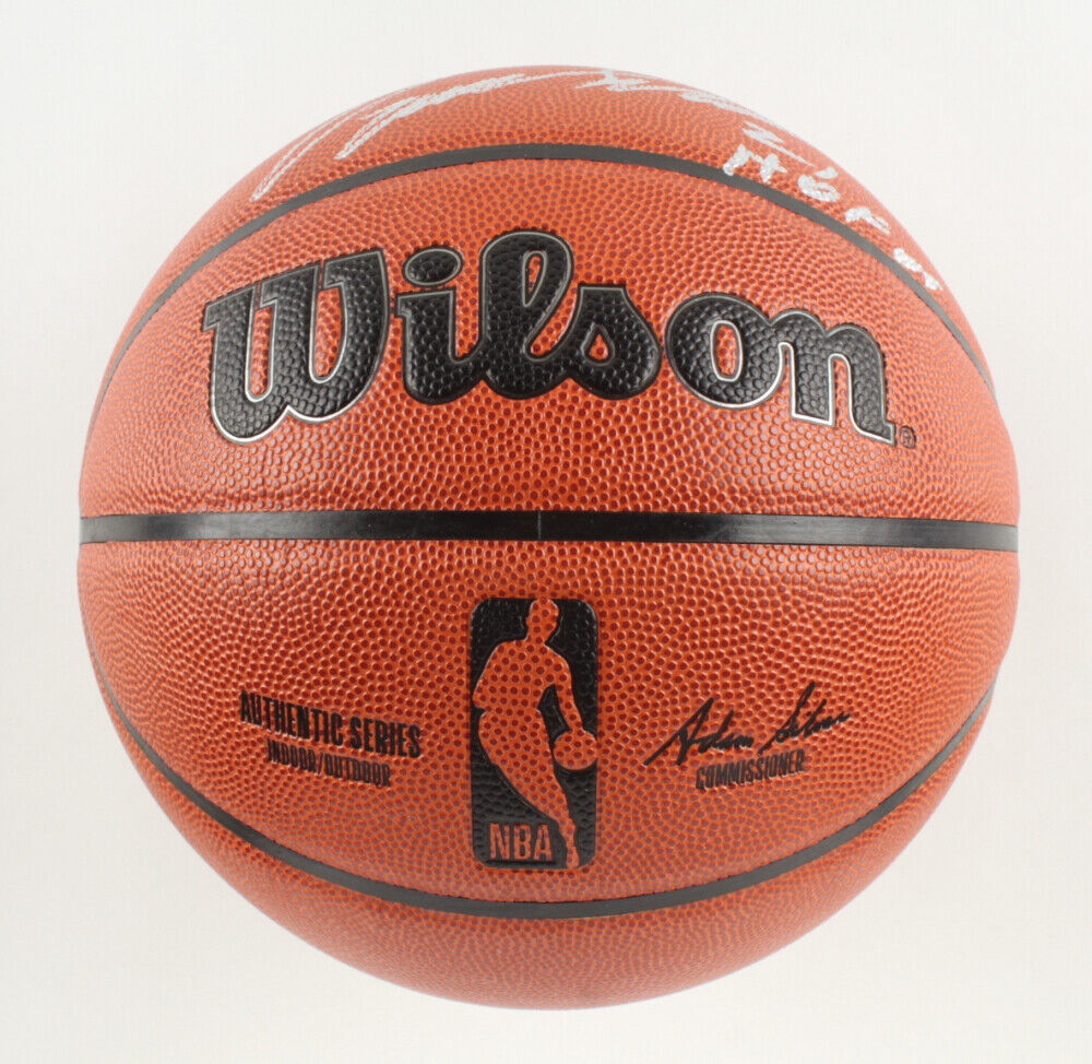 Dominique Wilkins Signed Wilson Basketball "HOF 06" (Schwartz) Atlanta Hawks