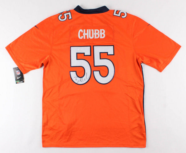 Bradley Chubb Signed Denver Broncos Custom Jersey (JSA COA) North Carolina  St LB