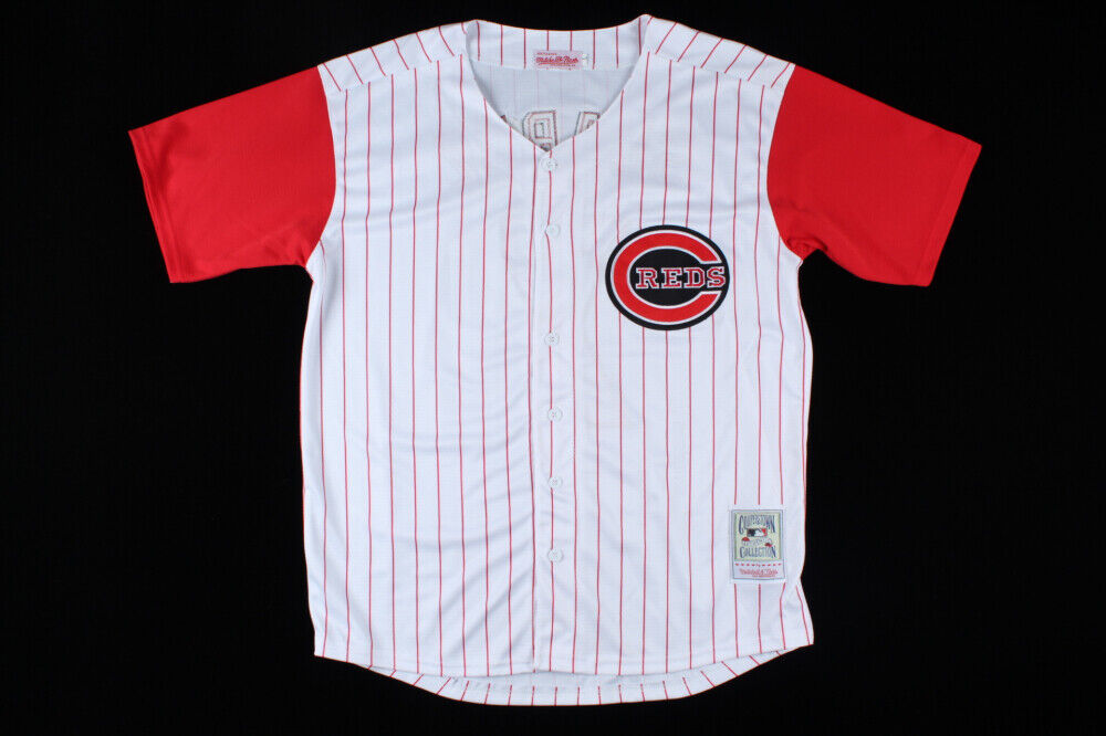 Eugenio Suarez Signed Cincinnati Reds Mitchell & Ness MLB Style Jersey (PSA COA)