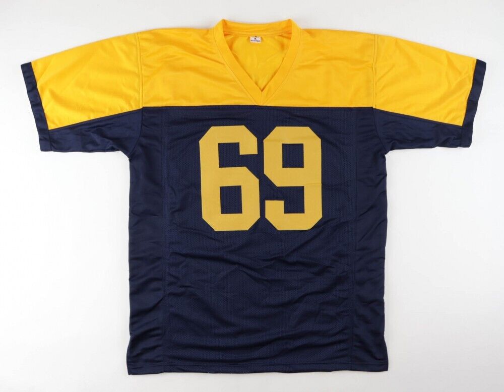 David Bakhtiari Signed Packers Throwback Jersey (Beckett) Green Bay O-Line