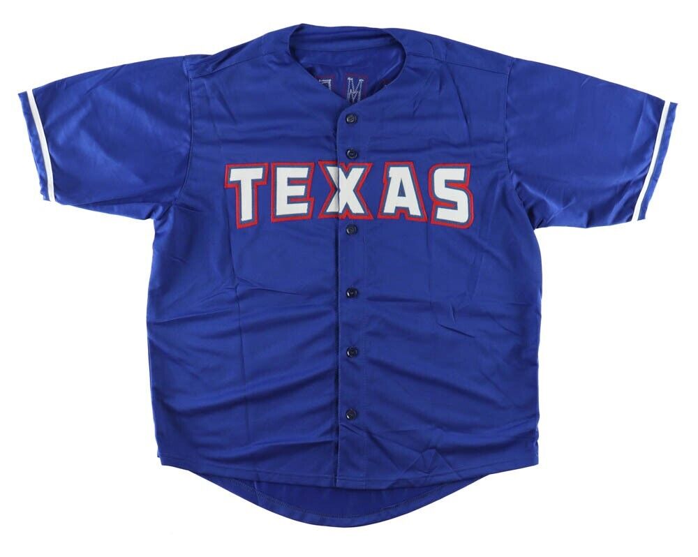 Rafael Palmeiro Signed Texas Ranger Jersey Inscribed 569 HRS/3020 Hits (JSA COA)