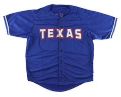 Rafael Palmeiro Signed Texas Ranger Jersey Inscribed 569 HRS/3020 Hits (JSA COA)