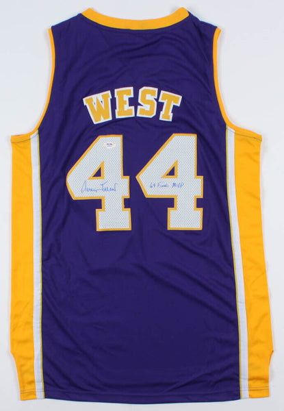 Jerry West Signed Los Angeles Lakers (Home White) Jersey PSA/DNA