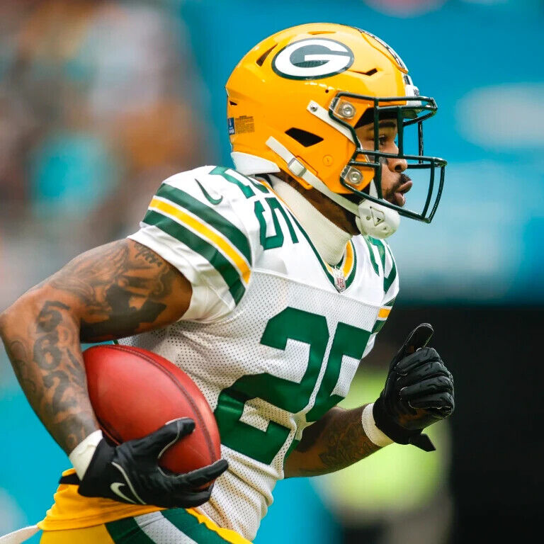 Keisean Nixon Green Bay Packers Jersey Signed (JSA COA) 2022 Kick Return Leader