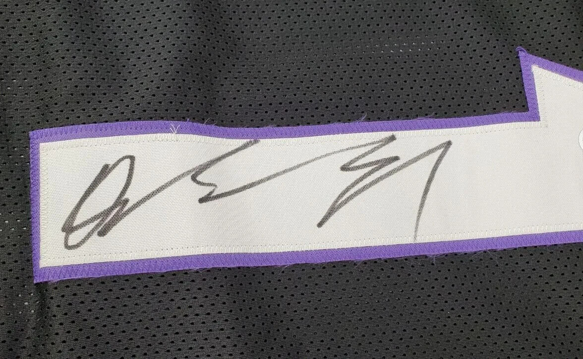 Quentin Johnston Signed TCU Horned Frogs Jersey (Beckett) L.A. Charger Receiver
