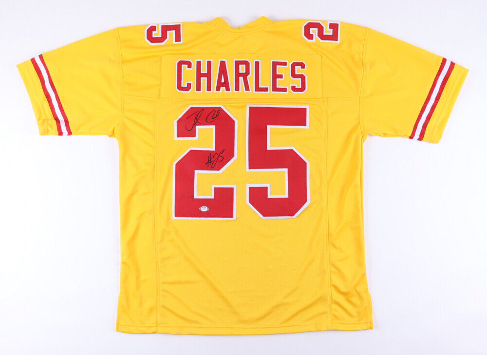 Jamaal Charles Signed Kansas City Chiefs Jersey (PSA Hologram) 4xPro Bowl R.B.