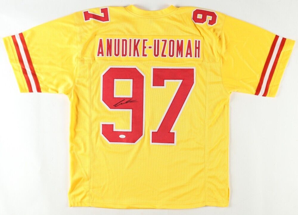 Felix Anudike-Uzoma Signed Kansas City Chiefs Jersey (JSA COA) 2023 1st Round Pk
