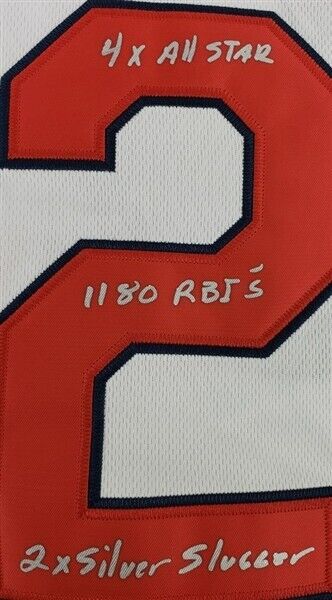 Jack Clark 5xInscribed & Signed St. Louis Cardinal Nike MLB style Jersey JSA COA