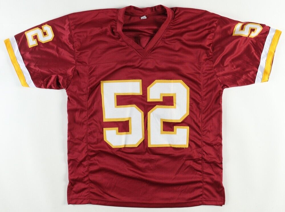 Jamin Davis Signed Washington Commanders Jersey (Beckett) 2021 1st Round Pick WR