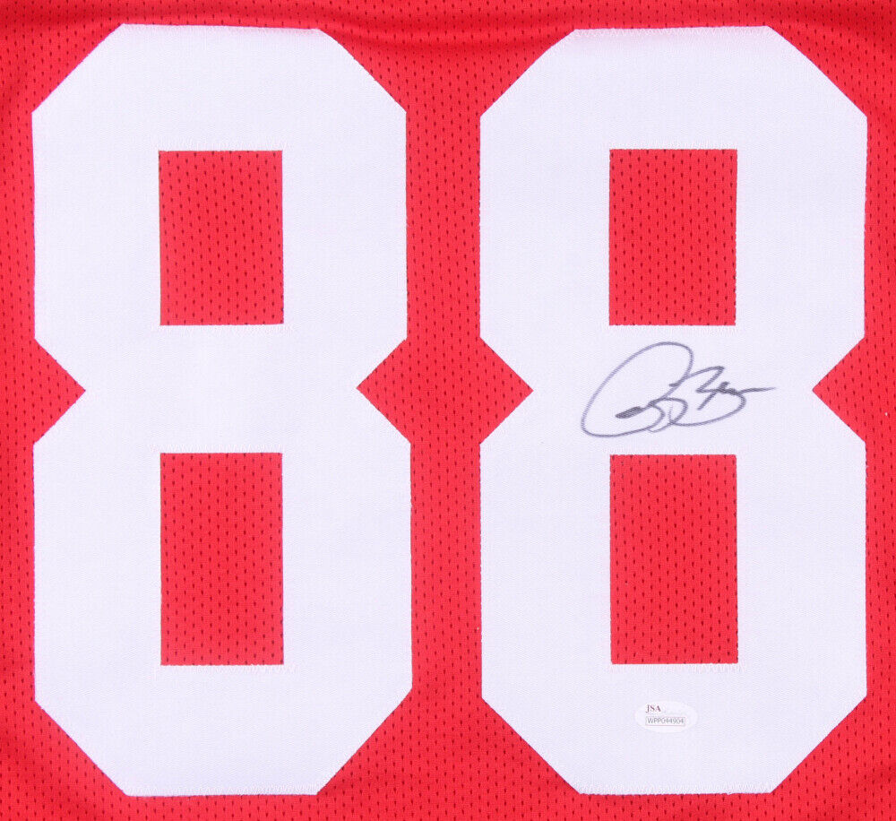 Isaac Bruce Signed San Francisco 49ers Jersey (JSA COA) 4xPro Bowl Wide Receiver